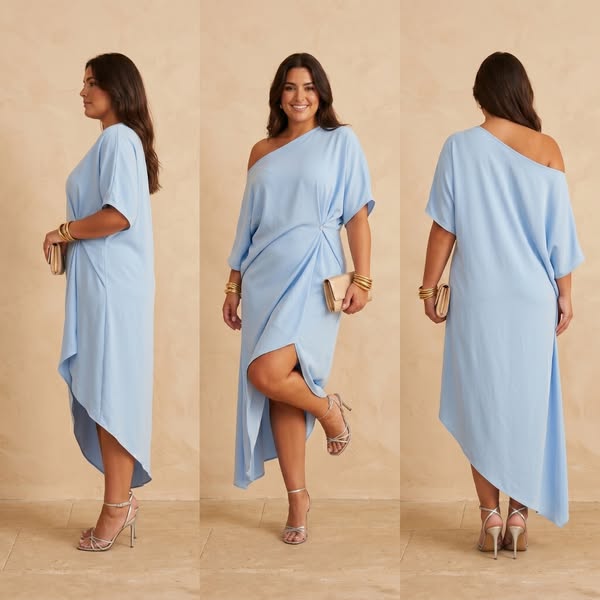 Camila | Elegante vestido asimétrico