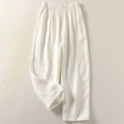 Amalia — Pantalones holgados de lino