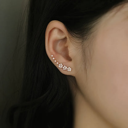 Pendientes de flores atemporales