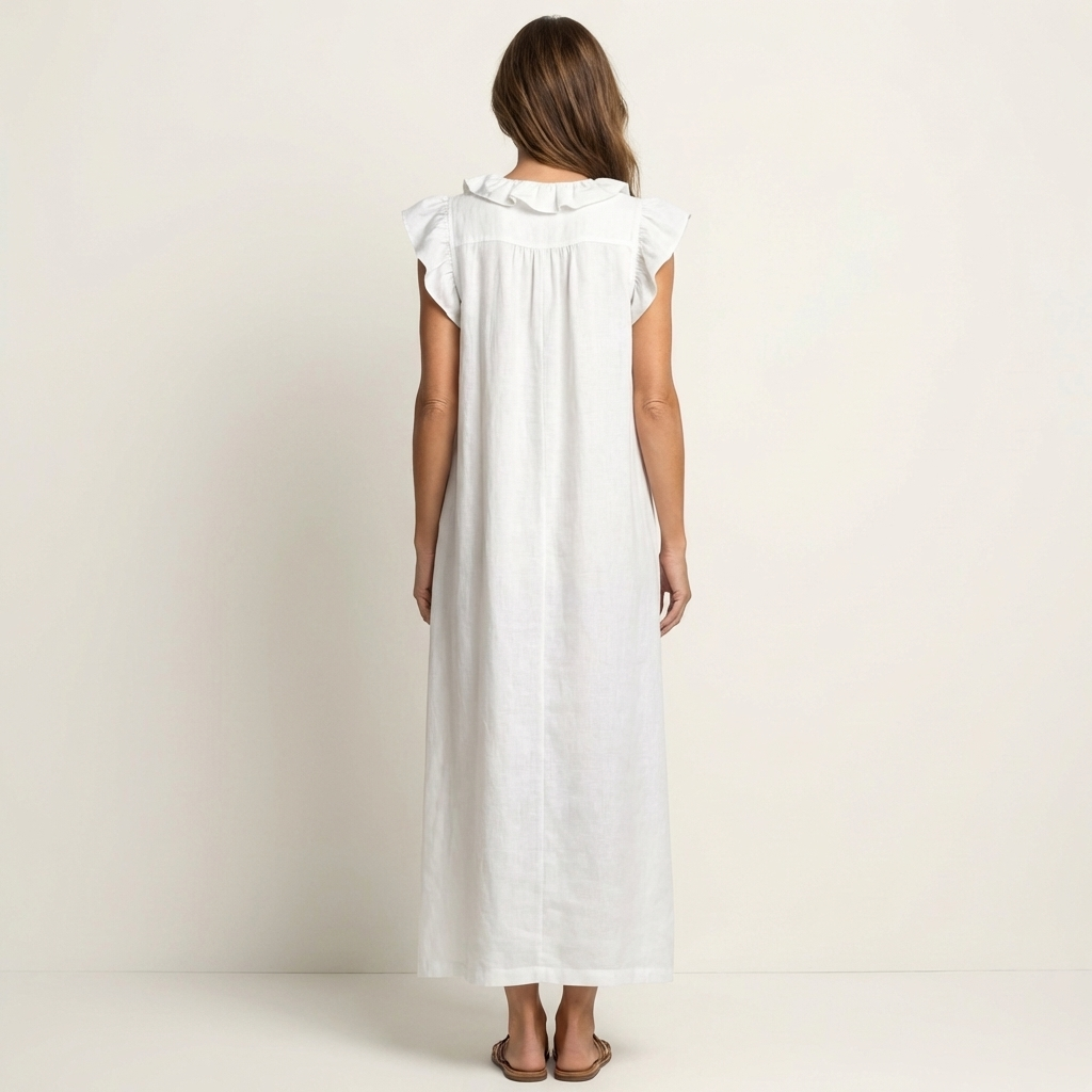 Josette | Vestido largo con cuello en V